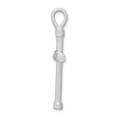Sterling Silver Cross Pendant, 33 x 17mm
