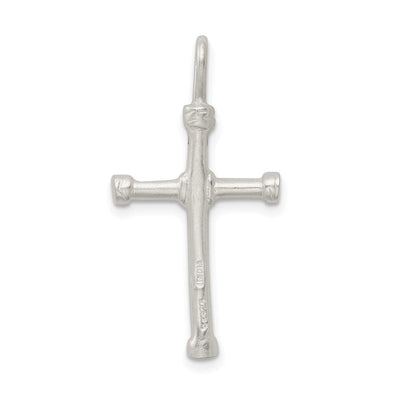 Sterling Silver Cross Pendant, 33 x 17mm