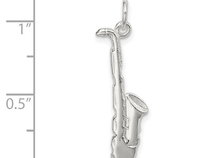 Sterling Silver Saxophone Charm (Style QC189)