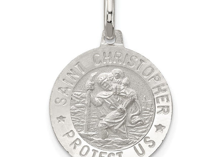 Sterling Silver St. Christopher Medal (Style QC1981)