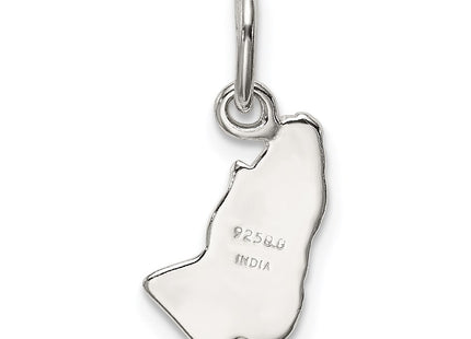Sterling silver charm, another view