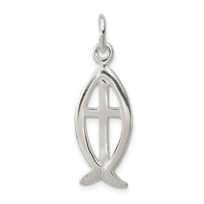 Sterling silver cross charm