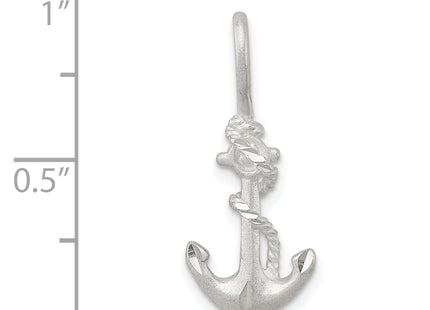 Sterling Silver Anchor Charm, 26 x 11mm