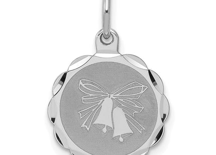 Sterling silver disc charm