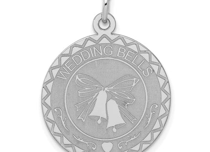 Sterling silver disc charm