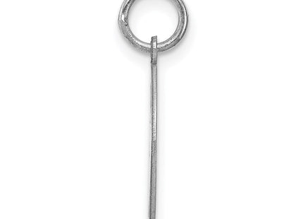 Sterling Silver Rhodium-plated Breakapart Mizpah Charm (Style QC2241)