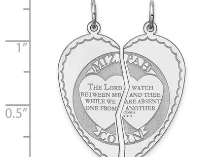 Sterling silver charm, another view