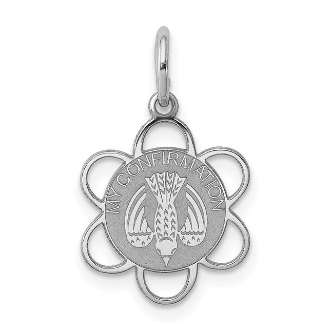 Sterling silver disc charm