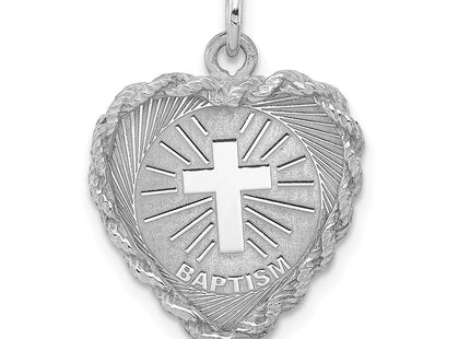 Sterling silver disc charm