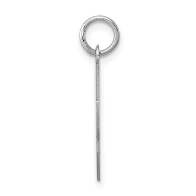 Sterling Silver Rhodium-plated My Confirmation Disc Charm, 18 x 17mm