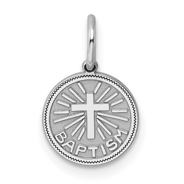 Sterling silver disc charm