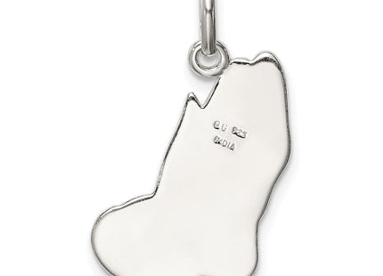 Sterling Silver Praying Hands Charm (Style QC2405)