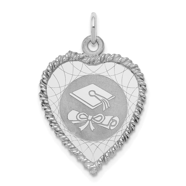 Sterling silver graduation charm