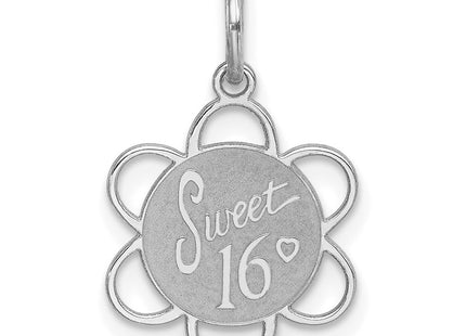 Sterling silver disc charm