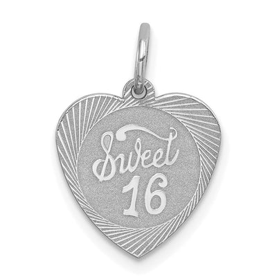 Sterling silver disc charm