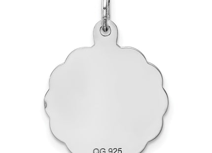 Sterling silver charm, further view
