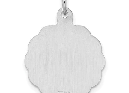 Sterling Silver Rhodium-plated Its a Boy Charm (Style QC2493)