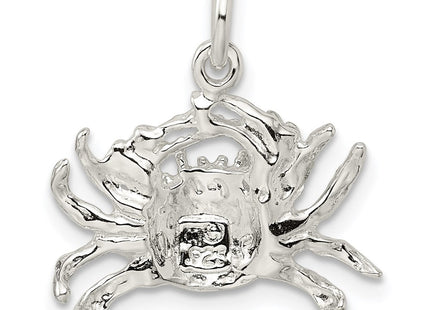 Sterling Silver Crab Charm (Style QC2514)