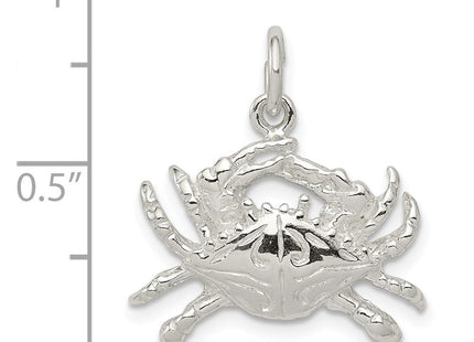 Sterling Silver Crab Charm (Style QC2514)
