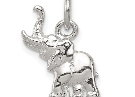 Sterling silver elephant charm