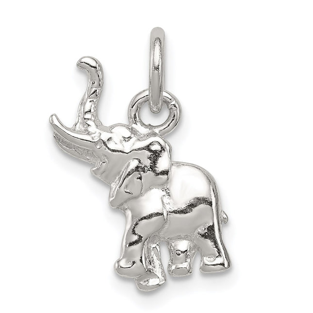 Sterling silver elephant charm