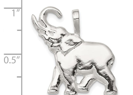 Sterling silver elephant charm, further view