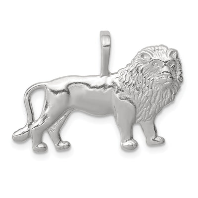 Sterling Silver Lion Charm, 18 x 28mm