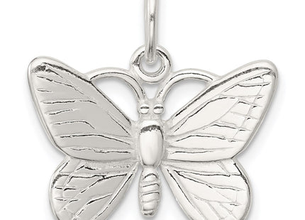 Sterling silver butterfly charm