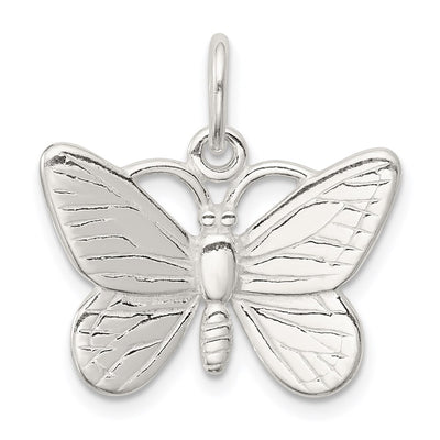 Sterling silver butterfly charm