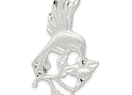 Sterling silver hummingbird charm