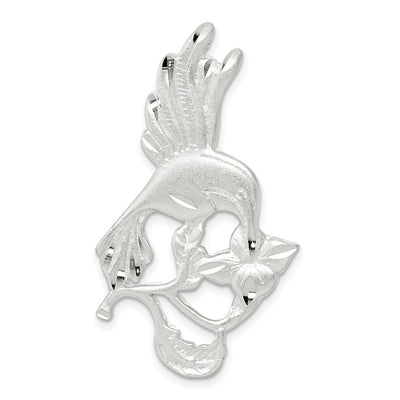 Sterling silver hummingbird charm