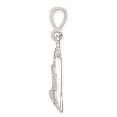 Sterling Silver Eagle Charm, 23 x 29mm