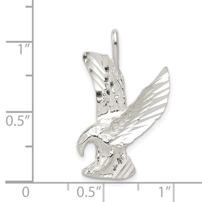 Sterling Silver Eagle Charm, 29 x 18mm