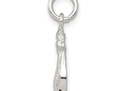 Sterling silver charm, alternate view