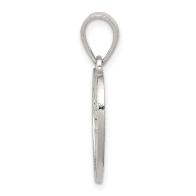 Sterling Silver # 1 Mom Charm, 25 x 20mm