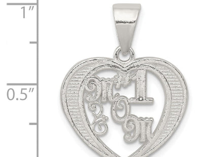 Sterling silver charm, another view