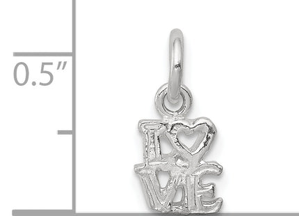 Sterling Silver Love Charm