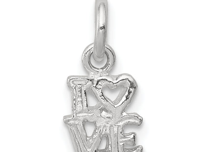 Sterling Silver Love Charm