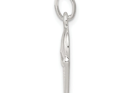 Sterling Silver Basketball in Hoop Charm