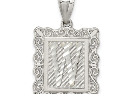 Sterling Silver Pendants Style QC2770W - Classique Jewelry Inc.