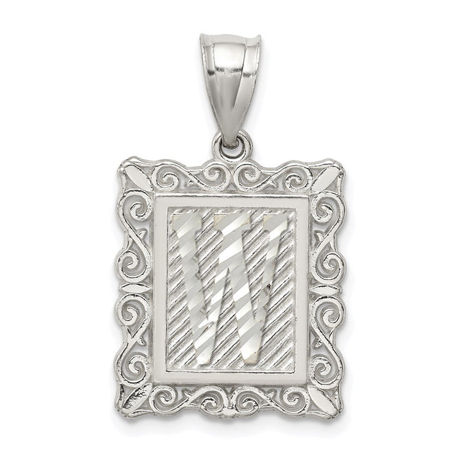 Sterling Silver Pendants Style QC2770W - Classique Jewelry Inc.