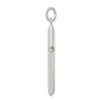 Sterling Silver Cross Pendant, 40 x 22mm (2819)