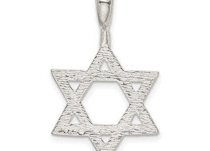 Sterling silver star charm, further view