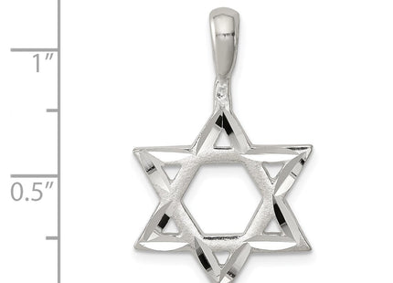 Sterling silver star charm, another view