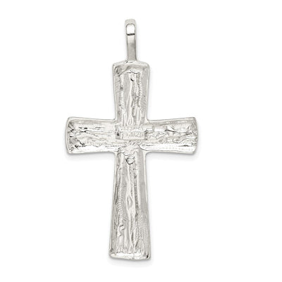Sterling Silver Cross Pendant, 45 x 25mm