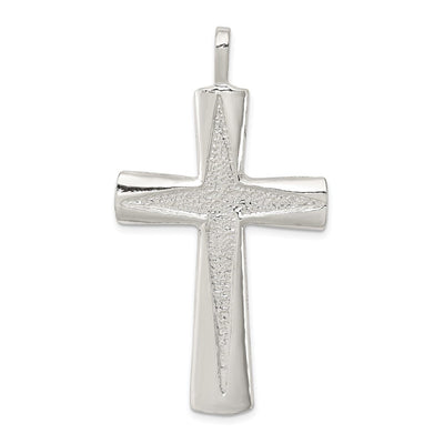 Sterling silver cross pendant