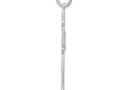 Sterling silver cross pendant, alternate view