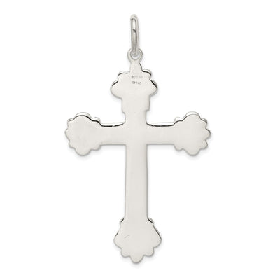 Sterling Silver Inri Cross Pendant, 52 x 35mm
