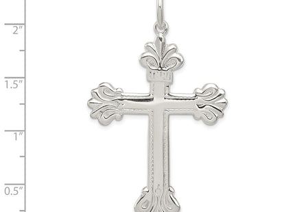 Sterling silver cross pendant, another view
