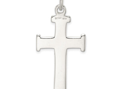 Sterling silver cross pendant, further view